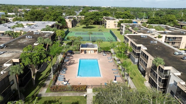 8415 SW 107th Ave Unit 130W, Miami, FL 33173 - drone / aerial view of a pool