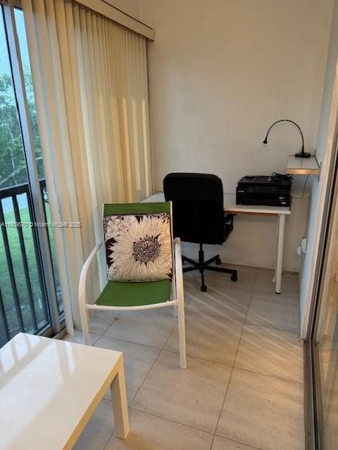 901 SW 141st Ave Unit 405M, Pembroke Pines, FL 33027 - home office featuring tile patterned floors