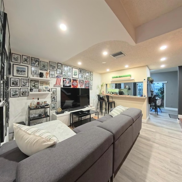 16652 Hemingway Dr, Weston, FL 33326 - living area with wood finished floors and recessed lighting