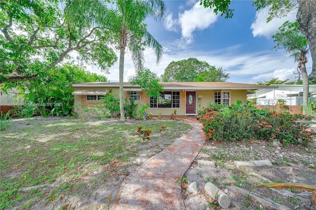 7140 Fillmore St, Hollywood, FL 33024 - single story home with stucco siding