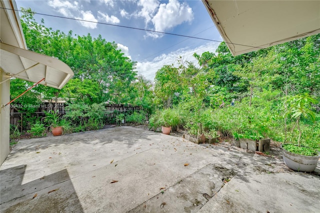 7140 Fillmore St, Hollywood, FL 33024 - fenced backyard with a patio