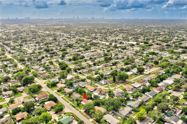 7140 Fillmore St, Hollywood, FL 33024 - bird's eye view of city skyline