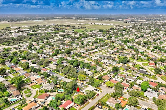 7140 Fillmore St, Hollywood, FL 33024 - aerial overview of property's location with nearby suburban area