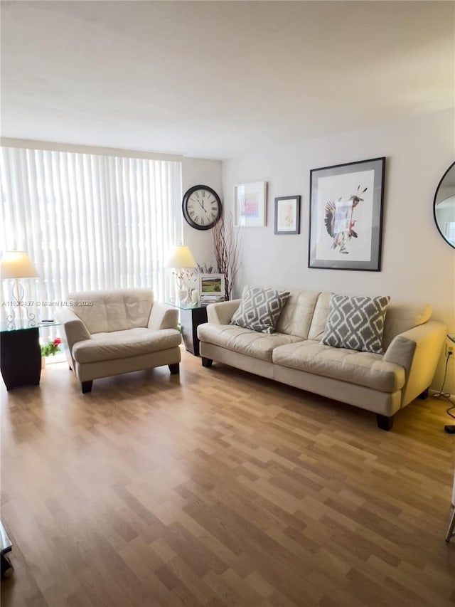 1228 W Ave Unit 911, Miami Beach, FL 33139 - living area featuring wood finished floors