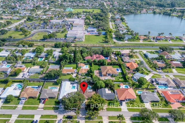 2359 Gabriel Ln, West Palm Beach, FL 33406 - aerial view of property's location featuring a large body of water and nearby suburban area