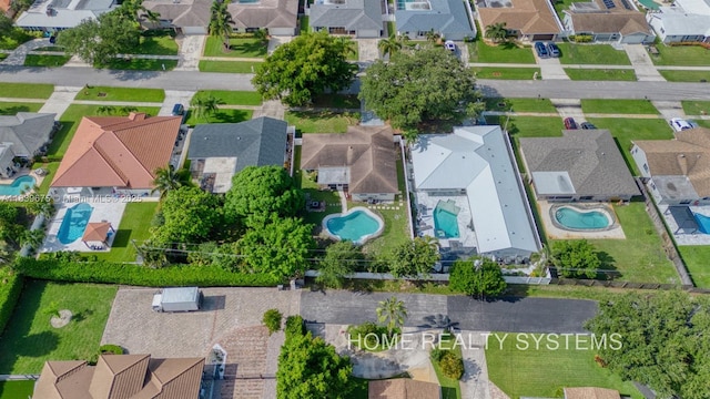 2359 Gabriel Ln, West Palm Beach, FL 33406 - aerial view of residential area with a pool