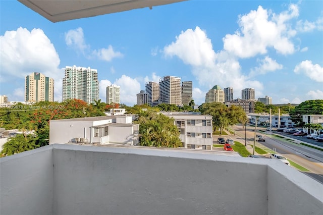 3051 SW 27th Ave Unit 402, Miami, FL 33133 - balcony with a view of skyline