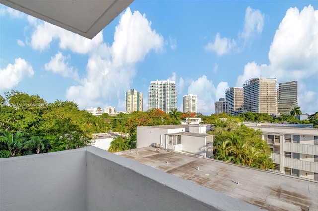 3051 SW 27th Ave Unit 402, Miami, FL 33133 - balcony featuring a view of skyline