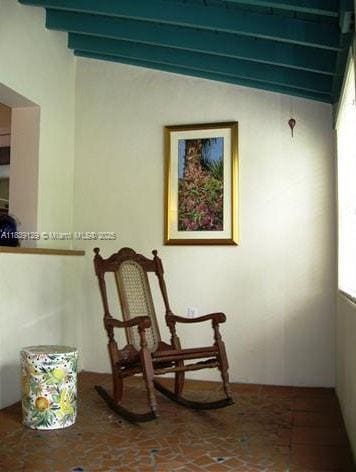 3521 SW 59th Ave, Miami, FL 33155 - sitting room featuring beamed ceiling