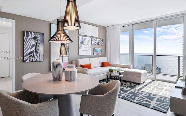 4010 S Ocean Dr Unit T4105, Hollywood, FL 33019 - living area with floor to ceiling windows, plenty of natural light, and a water view