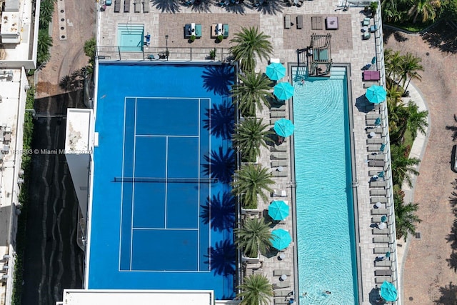 4010 S Ocean Dr Unit T4105, Hollywood, FL 33019 - bird's eye view of a pool