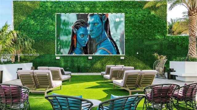 4010 S Ocean Dr Unit T4105, Hollywood, FL 33019 - view of grassy yard featuring outdoor lounge area and a patio
