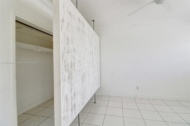350 75th St Unit 201, Miami Beach, FL 33141 - interior space featuring baseboards and tile patterned floors