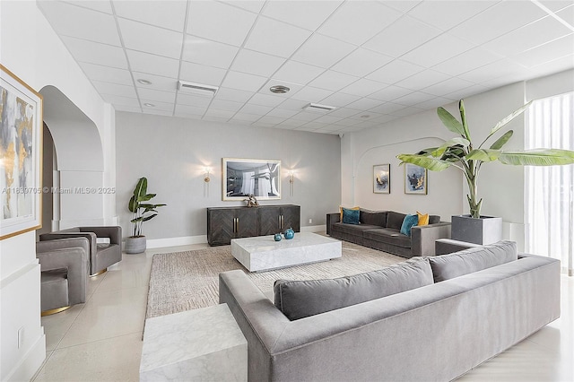 3140 S Ocean Dr Unit 212, Hallandale Beach, FL 33009 - living area featuring baseboards