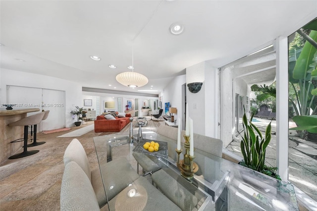 3200 Morris Ln, Miami, FL 33133 - dining space featuring recessed lighting