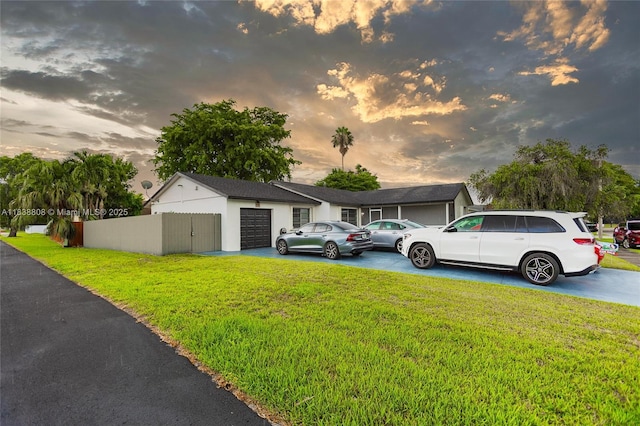 906 Cardinal Pl, Homestead, FL 33035 - view of front of property with a garage, concrete driveway, and stucco siding