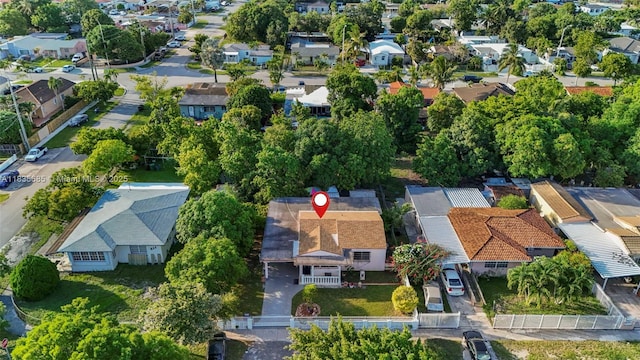 521 SE 5th St, Hialeah, FL 33010 - aerial perspective of suburban area