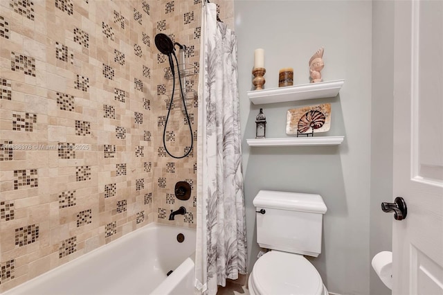 19252 N Hibiscus St, Weston, FL 33332 - bathroom featuring toilet and shower / bath combo