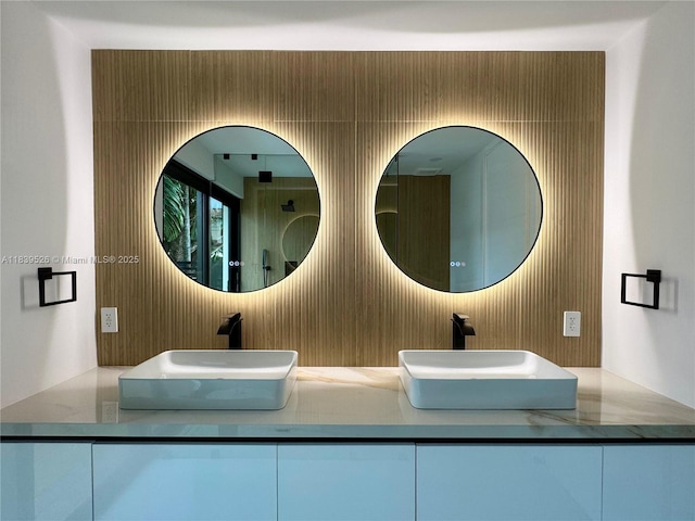 641 Nightingale Ave, Miami Springs, FL 33166 - bathroom featuring double vanity