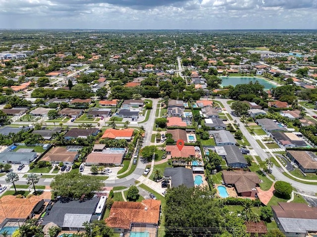 9031 SW 66th Ter, Miami, FL 33173 - aerial overview of property's location with nearby suburban area and a nearby body of water
