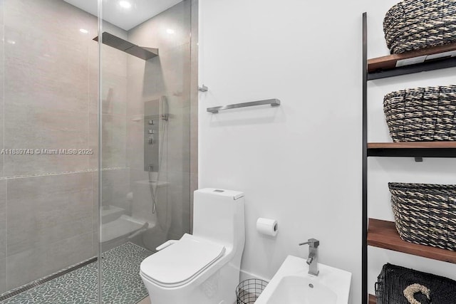 9031 SW 66th Ter, Miami, FL 33173 - full bath with a stall shower and a bidet