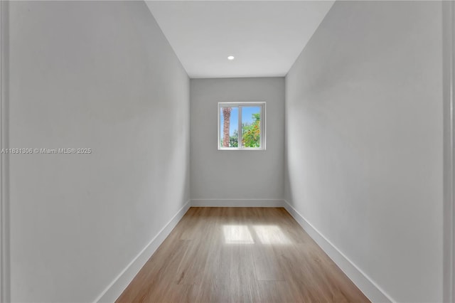 1563 NW 94th Way Unit 09, Coral Springs, FL 33071 - empty room featuring baseboards and light wood-style floors