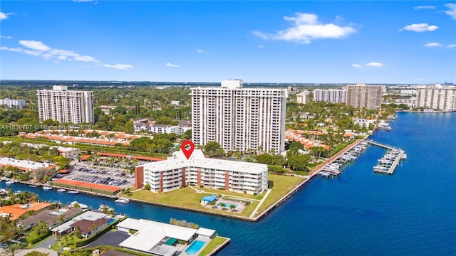 1700 NE 105th St Unit 312, Miami Shores, FL 33138 - view of urban area featuring a large body of water