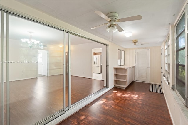 16805 SW 113th Ave Unit V41443, Miami, FL 33157 - unfurnished sunroom featuring plenty of natural light and a chandelier