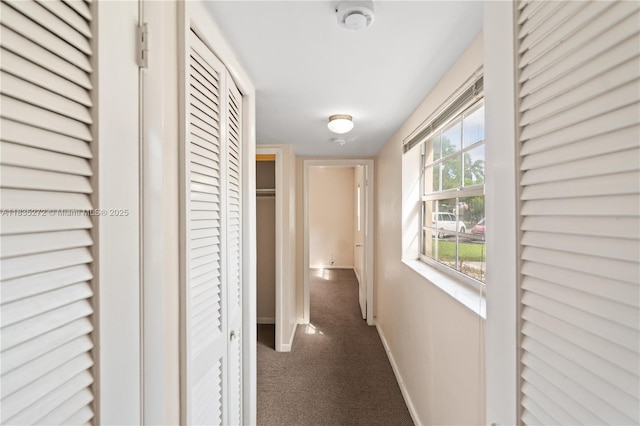 16805 SW 113th Ave Unit V41443, Miami, FL 33157 - corridor with dark carpet and baseboards