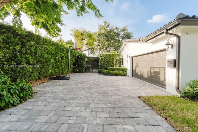 8501 SW 72nd Ter, Miami, FL 33143 - garage with decorative driveway