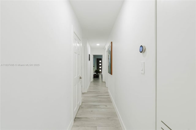 8501 SW 72nd Ter, Miami, FL 33143 - corridor featuring light wood-style flooring and recessed lighting