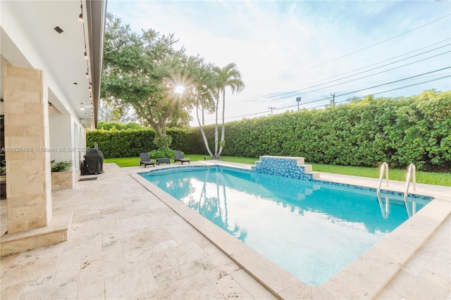 8501 SW 72nd Ter, Miami, FL 33143 - view of pool featuring a patio and a fenced backyard