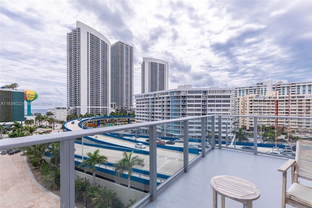 4010 S Ocean Dr Unit R509, Hollywood, FL 33019 - balcony with a city view