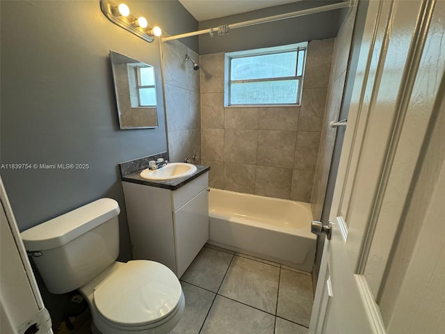 5010 NW 2nd Ave, Miami, FL 33127 - bathroom with vanity, tile patterned floors, and tub / shower combination