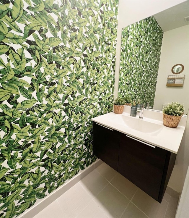 10440 NW 67th St Unit 10440, Doral, FL 33178 - bathroom with vanity and tile patterned flooring