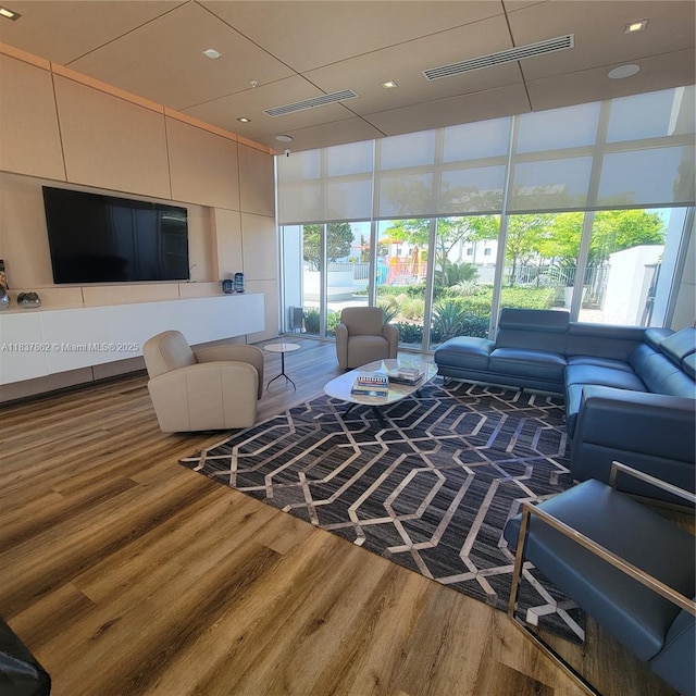10440 NW 67th St Unit 10440, Doral, FL 33178 - living room featuring wood finished floors
