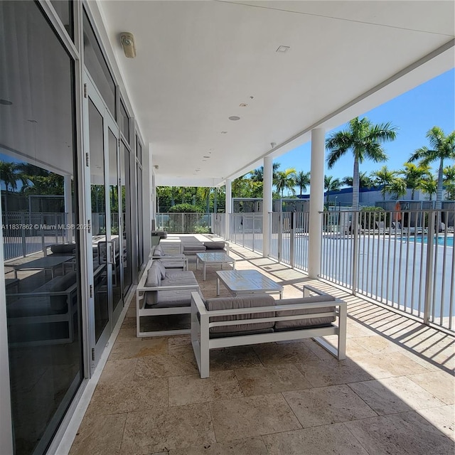 10440 NW 67th St Unit 10440, Doral, FL 33178 - view of patio / terrace with outdoor lounge area