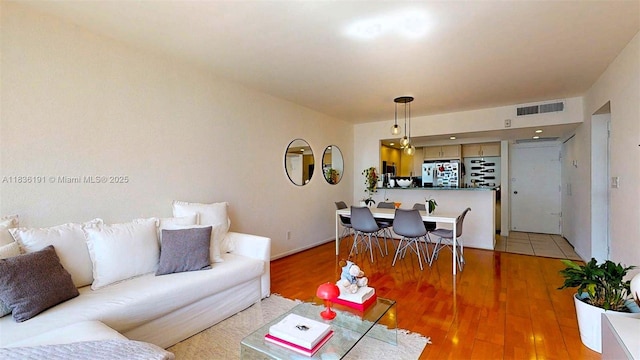 5600 Collins Ave Unit 10A, Miami Beach, FL 33140 - living room featuring light wood finished floors