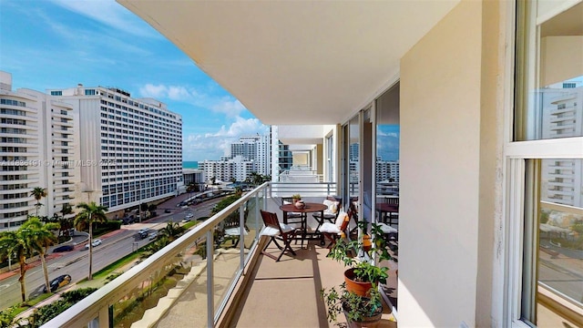 5600 Collins Ave Unit 10A, Miami Beach, FL 33140 - balcony with a city view
