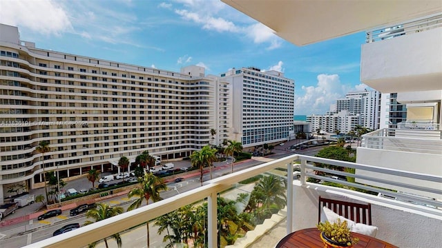 5600 Collins Ave Unit 10A, Miami Beach, FL 33140 - balcony with a city view