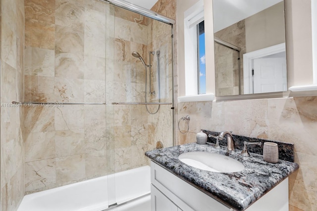 315 E Rivo Alto Dr, Miami Beach, FL 33139 - full bath with bath / shower combo with glass door and vanity