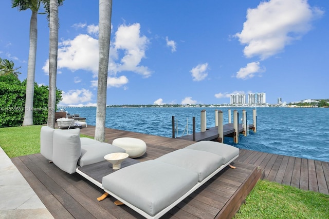 315 E Rivo Alto Dr, Miami Beach, FL 33139 - dock featuring a water view
