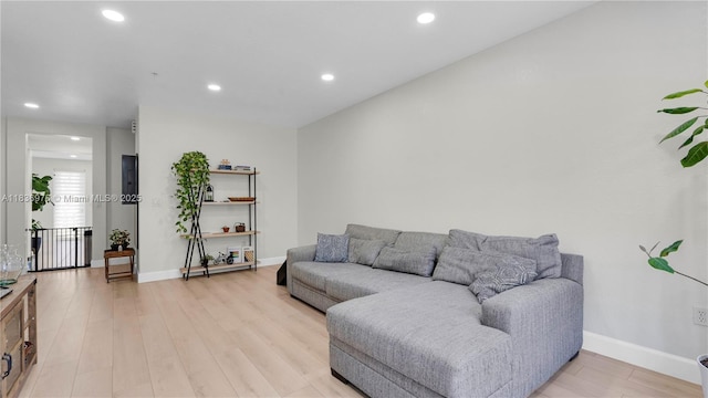 814 SW 147th Ave Unit 3606, Pembroke Pines, FL 33027 - living room with recessed lighting and light wood finished floors
