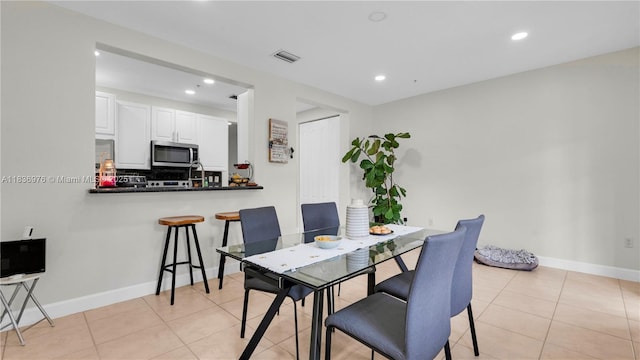 814 SW 147th Ave Unit 3606, Pembroke Pines, FL 33027 - dining room featuring recessed lighting and light tile patterned flooring