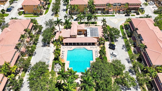814 SW 147th Ave Unit 3606, Pembroke Pines, FL 33027 - aerial view of residential area featuring a pool area