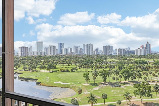 20379 W Country Club Dr Unit 1436, Aventura, FL 33180 - surrounding community featuring a view of skyline, view of golf course, and a water view