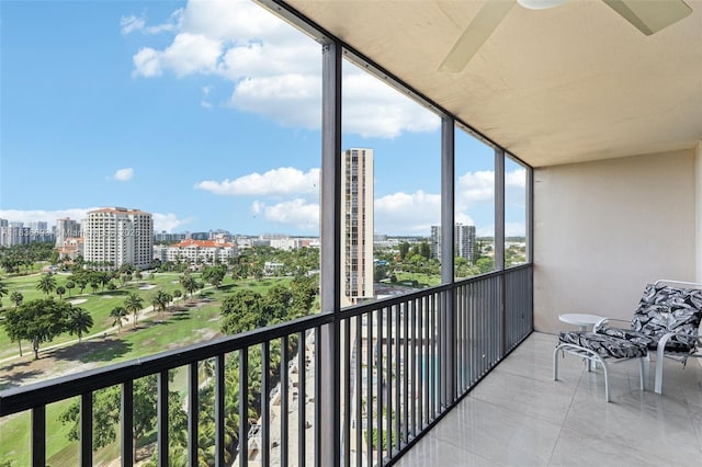 20379 W Country Club Dr Unit 1436, Aventura, FL 33180 - balcony featuring a city view