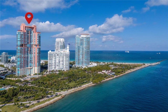 300 S Pointe Dr Unit 501, Miami Beach, FL 33139 - view of urban area featuring a nearby body of water