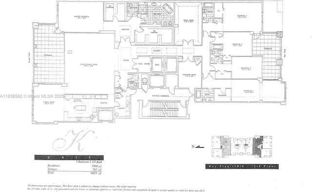 445 Grand Bay Dr Unit 1011, Key Biscayne, FL 33149 - view of home floor plan