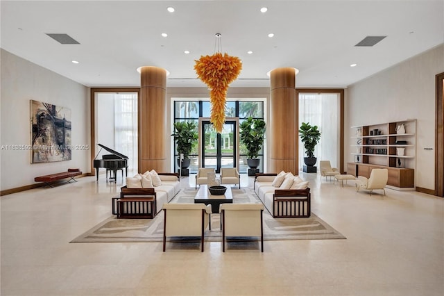 445 Grand Bay Dr Unit 1011, Key Biscayne, FL 33149 - common area featuring recessed lighting